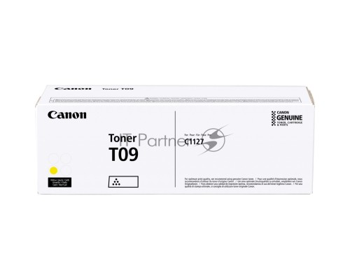 Тонер Canon T09 YL 3017C006 желтый туба для копира i-SENSYS X C1127iF, C1127i, C1127P