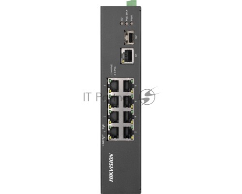 Коммутатор Hikvision DS-3T0310HP-E/HS 8x100Mb 1G 1SFP 6PoE+ 110W неуправляемый
