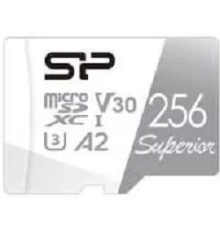 Флеш карта microSDXC 256GB Silicon Power SP256GBSTXDA2V20 Superior V30 A2 w/o adapter
