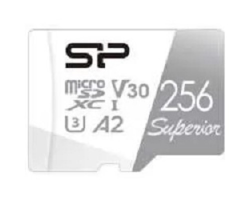 [Носитель информации] Флеш карта microSDXC 256GB Silicon Power SP256GBSTXDA2V20 Superior V30 A2 w/o adapter