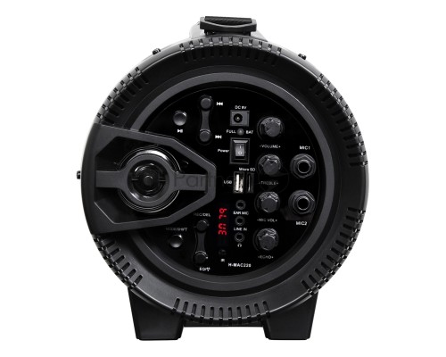 Минисистема Hyundai H-MAC220 черный 45Вт/FM/USB/BT/SD/MMC