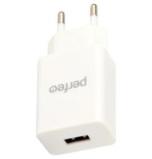 PERFEO Сетевое зарядное устройство с разъемом USB, 1А, белый (I4656)