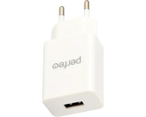 [Аксессуар] PERFEO Сетевое зарядное устройство с разъемом USB, 1А, белый (I4656)