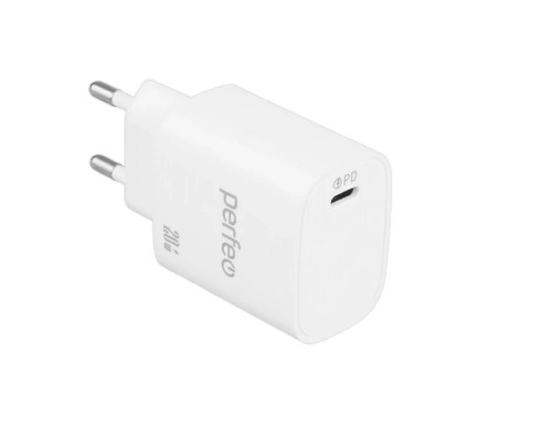 [Аксессуар] PERFEO Сетевое зарядное устройство с разъемом USB, QC3.0, 18W, белый (I4659)