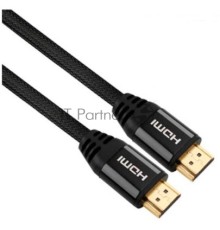 Кабель аудио-видео Ultra HD 8K HDMI (m)/HDMI (m) 1м. Позолоченные контакты черный