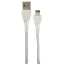 PERFEO Кабель USB A вилка - Lightning вилка, 2.4A, серый, силикон, длина 1 м., ULTRA SOFT (I4332)