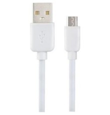 PERFEO Кабель USB A вилка - Micro USB вилка, 2.4A, белый, силикон, длина 1 м., SILICON (U4026)