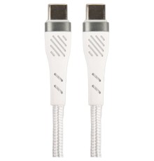 PERFEO Кабель USB C вилка - C вилка, 60W, белый, длина 1 м., POWER (C1104)