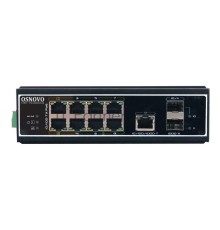 Коммутатор Osnovo SW-60812/I 8x100Mb 1G 2SFP 300W