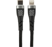 PERFEO Кабель USB C вилка - Lightning вилка, 60W, черный, длина 1 м., POWER (C1005)