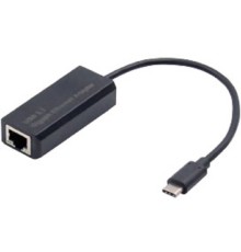 Exegate EX296215RUS Кабель-адаптер ExeGate EXE-732C-45 (USB2.0 Type C --> 1xRJ45 UTP 10Mbps/100Mbps, Realtek Chipset RTL8152B)