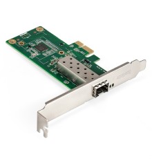 Exegate EX296228RUS Сетевой адаптер ExeGate EXE-i210-F1 (PCI-E x1 v2.0, порт 1xSFP (медный), 10/100/1000Mbps, Gigabit Server NIC Intel Chipset I210-F1)