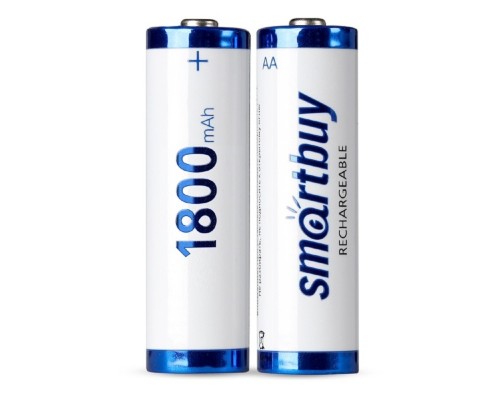 [Аккумулятор] Smartbuy (SBBR-2A02BL1800) Аккумулятор NiMh Smartbuy AA/2BL 1800 mAh (24/240)(2шт. в уп-ке)