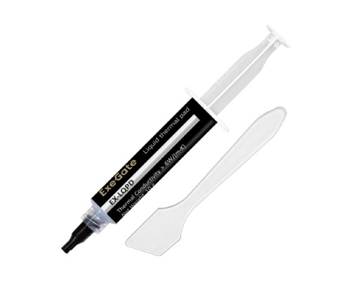 [Термопаста] Exegate EX296176RUS Жидкая термопрокладка ExeGate EX-LQPD (6 Вт/(м•К), 10г шприц с лопаткой)