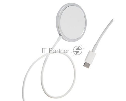 Беспроводное зар./устр. Redline Qi-13 1A для Apple кабель USB Type C белый (УТ000023447)