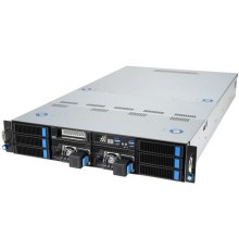 Серверная платформа/ ASUS ESC4000A-E12-SKU1, 2U GPU, 1 x SP5 LGA6096 EPYC 9004 (400W), 12DIMM DDR5, 2 x 2.5