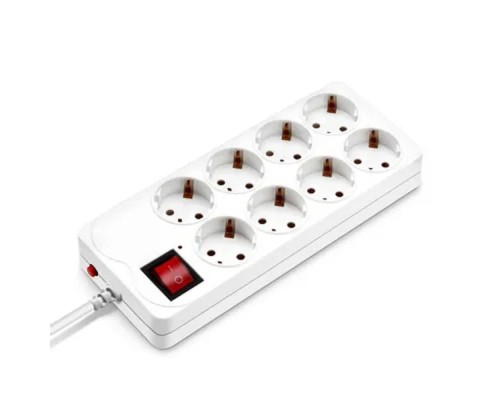 [Сетевые фильтры] Фильтр сетевой Buro 800SH-3-W 3м, 8 розеток, белый, коробка (1180913)