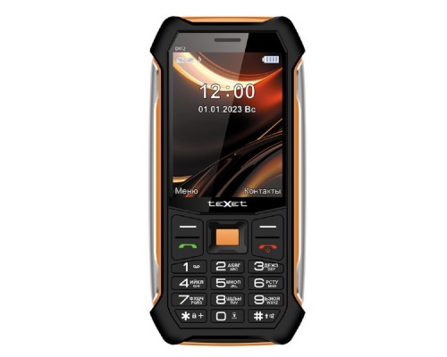[Мобильный телефон] TEXET TM-D412 черный-оранжевый