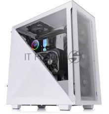 Корпус Thermaltake Divider 300 TG белый без БП ATX 2x120mm 2xUSB3.0 1xUSB3.1 audio front door bott PSU