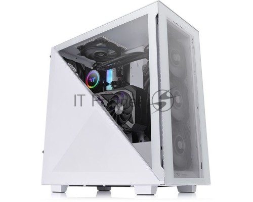 Корпус Thermaltake Divider 300 TG белый без БП ATX 2x120mm 2xUSB3.0 1xUSB3.1 audio front door bott PSU