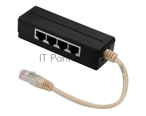 Адаптер-Y, 4 параллельных порта, горизонтальный