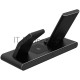 Беспроводная зарядная станция Prestigio ReVolt A7, 3-in-1 wireless charging station for iPhone, Apple Watch, AirPods, wilreless output for phone 7.5W/10W, wireless output for AirPods 5W, wireless output for Apple Watch 2.5W, material: aluminum+tempered g