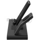 Беспроводная зарядная станция Prestigio ReVolt A7, 3-in-1 wireless charging station for iPhone, Apple Watch, AirPods, wilreless output for phone 7.5W/10W, wireless output for AirPods 5W, wireless output for Apple Watch 2.5W, material: aluminum+tempered g