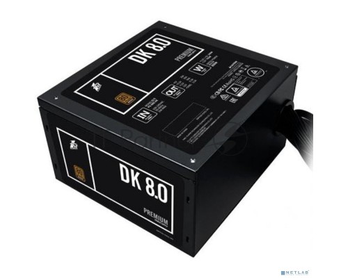 Блок питания 1STPLAYER DK PREMIUM 800W, 800Вт, 80 PLUS BRONZE, 120мм, черный
