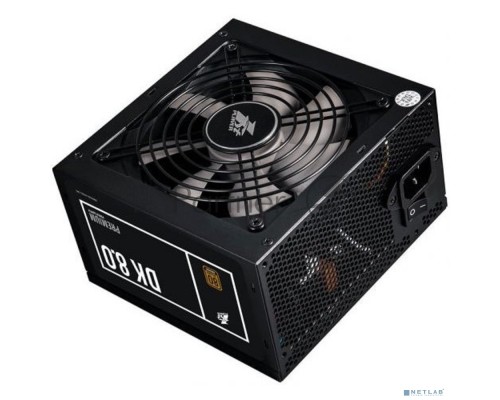 Блок питания 1STPLAYER DK PREMIUM 800W, 800Вт, 80 PLUS BRONZE, 120мм, черный
