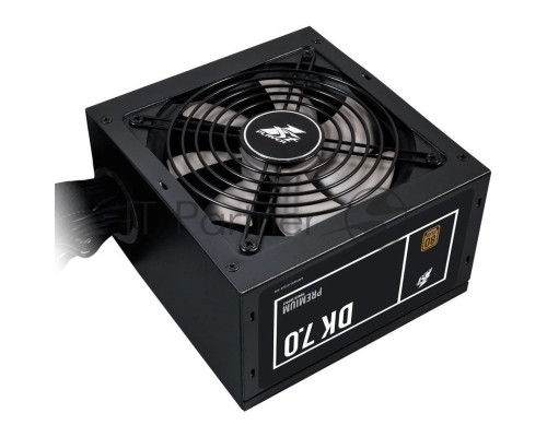 Блок питания 1STPLAYER DK PREMIUM 700W, 700Вт, 80 PLUS BRONZE, 120мм, черный