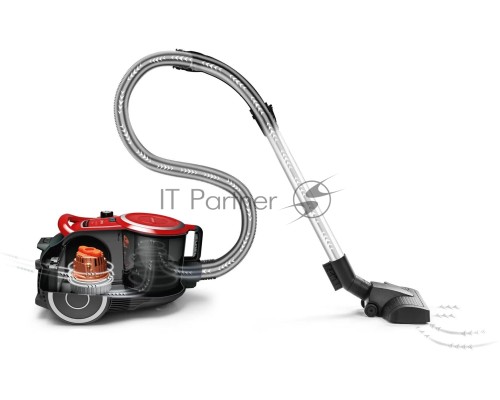 Пылесос Bosch BGS412234A красный, 2200 Вт, уборка сухая, пылесборник контейнер, 2.4 л