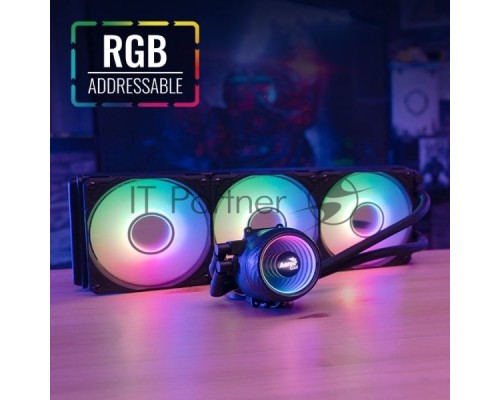 Комплект водяного охлаждения Aerocool Mirage L360WH белый 120мм алюминий/медь 1800rpm 4-pin 26db 550Вт