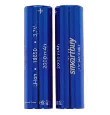 Smartbuy (SBBR-18650-2S2000) Аккумулятор Smartbuy LI18650-2000 mAh (50/400)(2шт. в уп-ке)