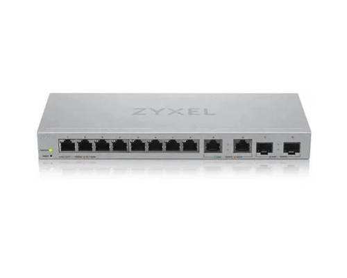 [Сетевое оборудование] Zyxel XGS1210-12-ZZ0102F Multi-Gigabit Smart L2 Switch, 8xGE, 2x1/2.5GE, 2xSFP+, Desktop, Silent
