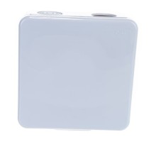 ЭРА Б0037441 Коробка распаячн. открытой установки КОР 100х100х50мм с гермовводами 8 вх. IP54