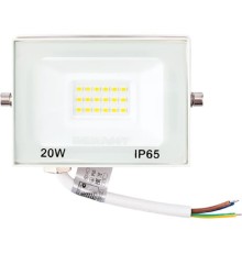 Rexant 605-019 Прожектор светодиодный СДО 20Вт 1600Лм 2700K теплый свет, белый корпус 