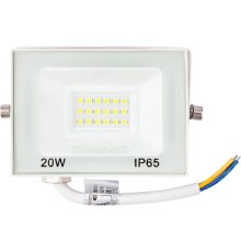 Rexant 605-024 Прожектор светодиодный СДО 20Вт 1600Лм 5000K нейтральный свет, белый корпус 