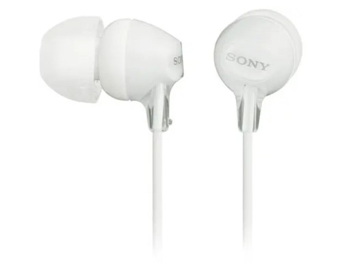 [наушники] Sony MDR-EX15AP W Вкладыши-гарнитура закр.типа, белый
