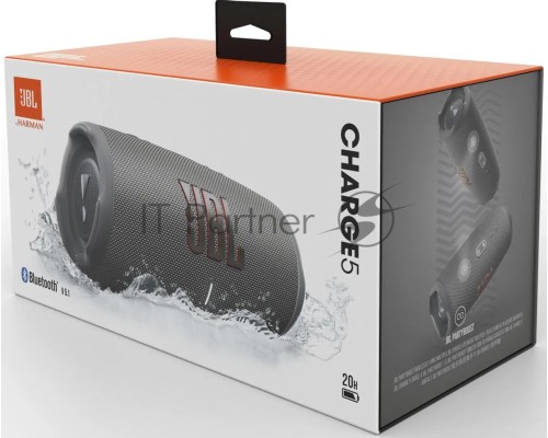 Портативная акустическая система JBL Charge 5 серая