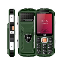 Мобильный телефон BQ 2817 Tank Quattro Power Green. MTK 6261D, 0, Nuclues, 32 Mb, 32 Mb, 2G GSM 850/900/1800/1900, Bluetooth Версия 3.0 Экран: 2.8 