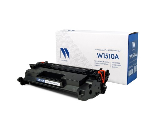 [Расходные материалы] NVP Картридж совместимый NV-W1510A для HP LaserJet Pro 4003/Pro 4103 (3050k)