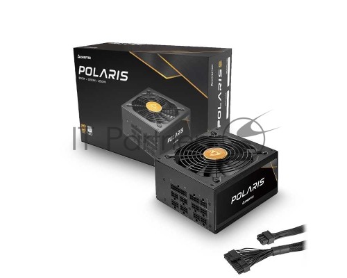 Блок питания Chieftec Polaris PPS-1050FC (ATX 2.4, 1050W, 80 PLUS Gold, Active PFC, 120mm fan, Full Cable Management) Retail