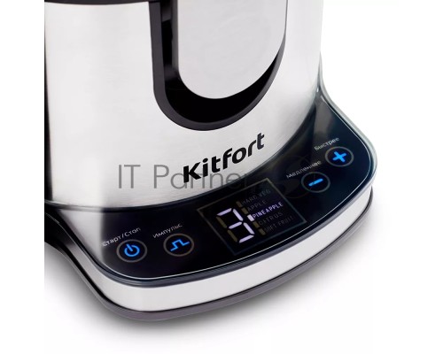 Соковыжималка центробежная Kitfort KT-1120 800Вт стальной/черный