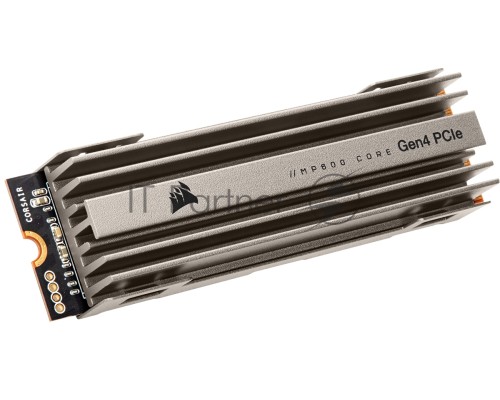 Накопитель M.2 2280 1TB Corsair MP600 CORE Client SSD CSSD-F1000GBMP600COR PCIe Gen4x4 with NVMe, 4700/1950, IOPS 200/480K, MTBF 1.8M, 3D QLC NAND, 225TBW, 0,12DWPD, Heatsink, RTL