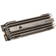 Накопитель M.2 2280 1TB Corsair MP600 CORE Client SSD CSSD-F1000GBMP600COR PCIe Gen4x4 with NVMe, 4700/1950, IOPS 200/480K, MTBF 1.8M, 3D QLC NAND, 225TBW, 0,12DWPD, Heatsink, RTL