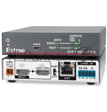 Передатчик [60-1491-12] Extron DTP T HD2 4K 230 видео сигнала HDMI и ИК по витой паре (сквозной видео выход)