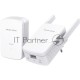 Комплект гигабитных Wi-Fi адаптеров Mercusys Powerline AV1000 Powerline kit with 300Mbps Wi-Fi, plug and play, up to 300 meters over an existing electrical circuit, the kit includes a MP510 and a MP500.
