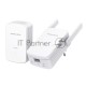 Комплект гигабитных Wi-Fi адаптеров Mercusys Powerline AV1000 Powerline kit with 300Mbps Wi-Fi, plug and play, up to 300 meters over an existing electrical circuit, the kit includes a MP510 and a MP500.