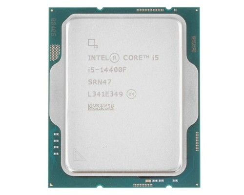 [Процессор] CPU Intel Core i5-14400F, 2.5ГГц, (Turbo 4.7ГГц), 10-ядерный, 20МБ, LGA1700, OEM