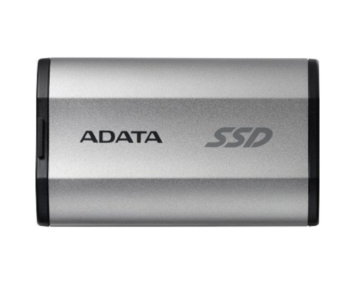 [Носитель информации] A-DATA Portable SSD 1TB SD810 External Type-C, USB 3.2 SD810-1000G-CSG Silver (5 лет)